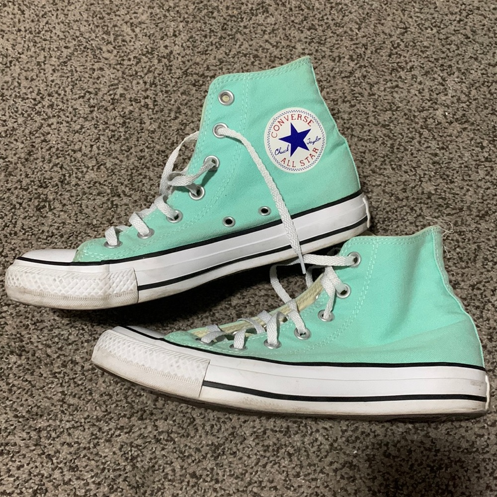 Teal converse
